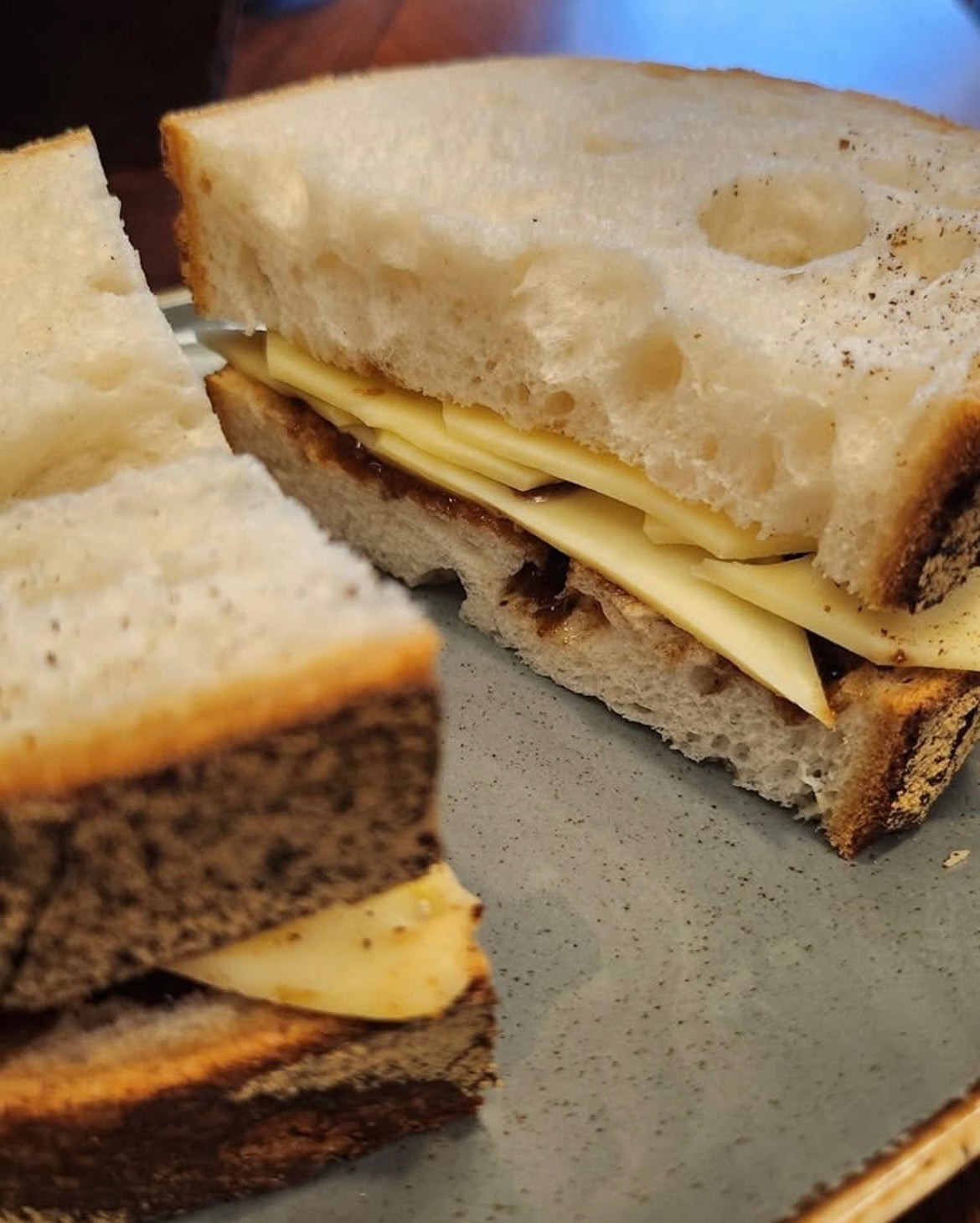 Cheese & Pickle Sandwich